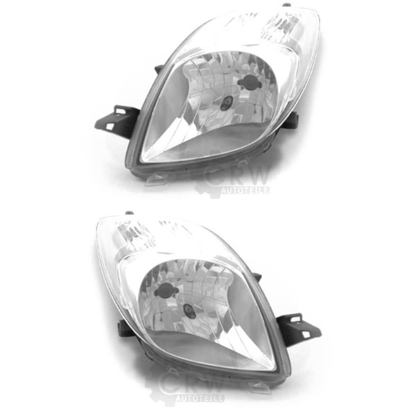 Halogen Scheinwerfer Set FüR Toyota Yaris XP9 Bj. 01/06-11/08 H4 Mit Blinker-image