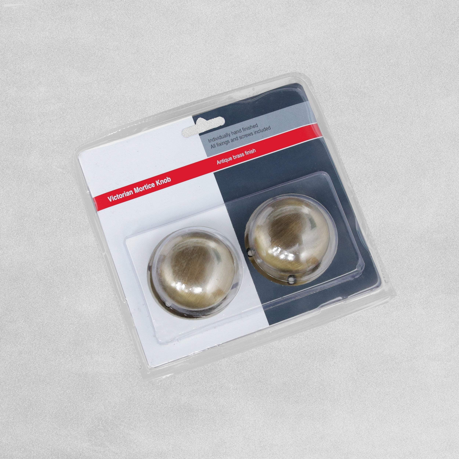 Sandleford Victorian Mortice Knob Pair - Antique Brass Finish
