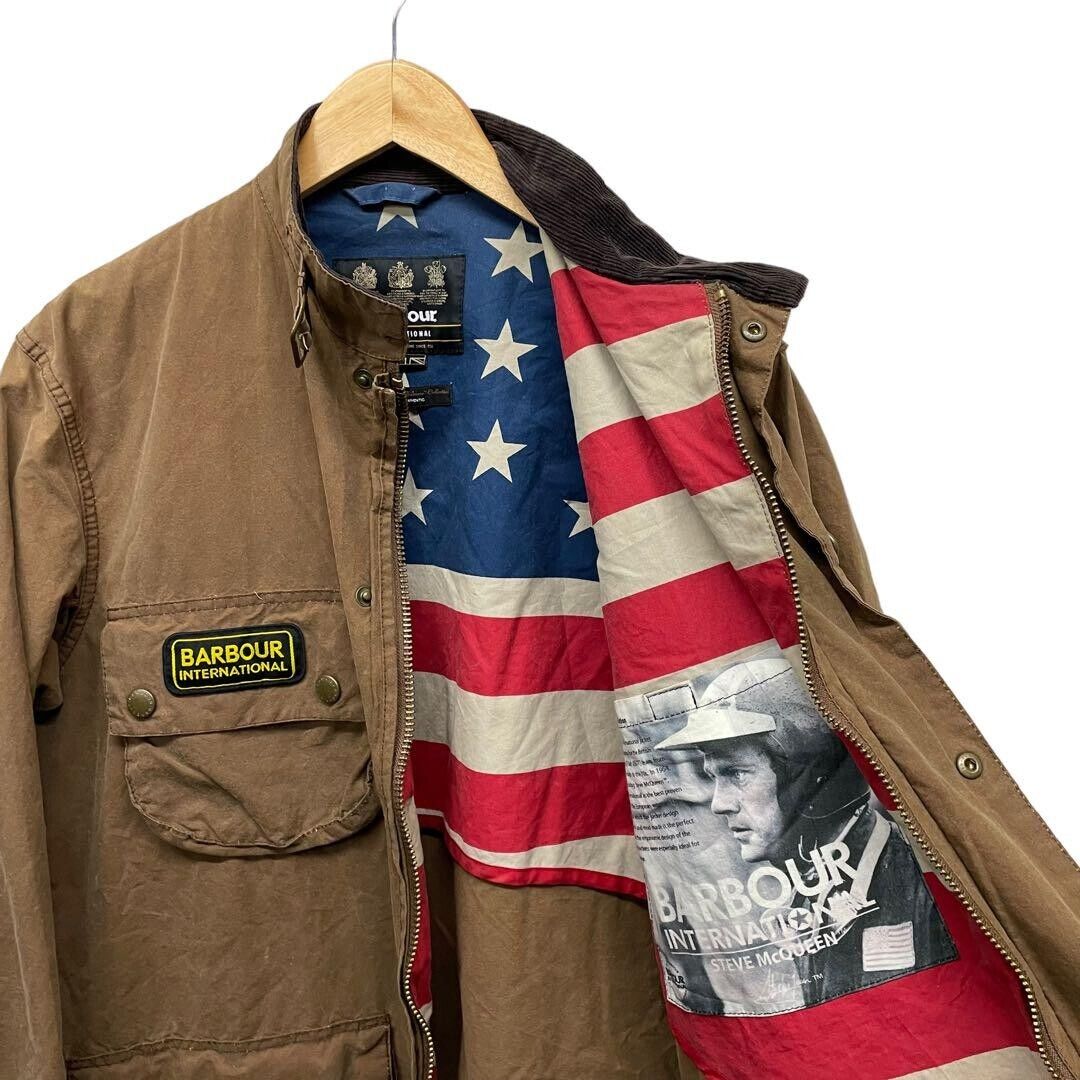 Barbour INTERNATIONAL Steve McQueen Oiled Blouson Jacket Barbour INTERNATIONAL Steve McQueen Oiled Blouson Jacket