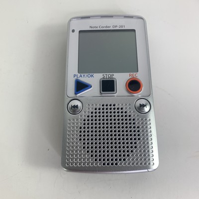 Olympus Note Corder DP-201 ~Tested Working~ Handheld Digital Voice