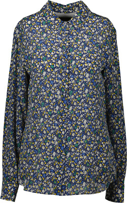 NEU ! Max Mara Weekend Damen Bluse langarm gelb-mix Gr. 40