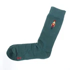 BAR III 3 GREEN RED CHRISTMAS HOLIDAYS NUTCRACKER ART DRESS CREW SOCKS MENS NEW
