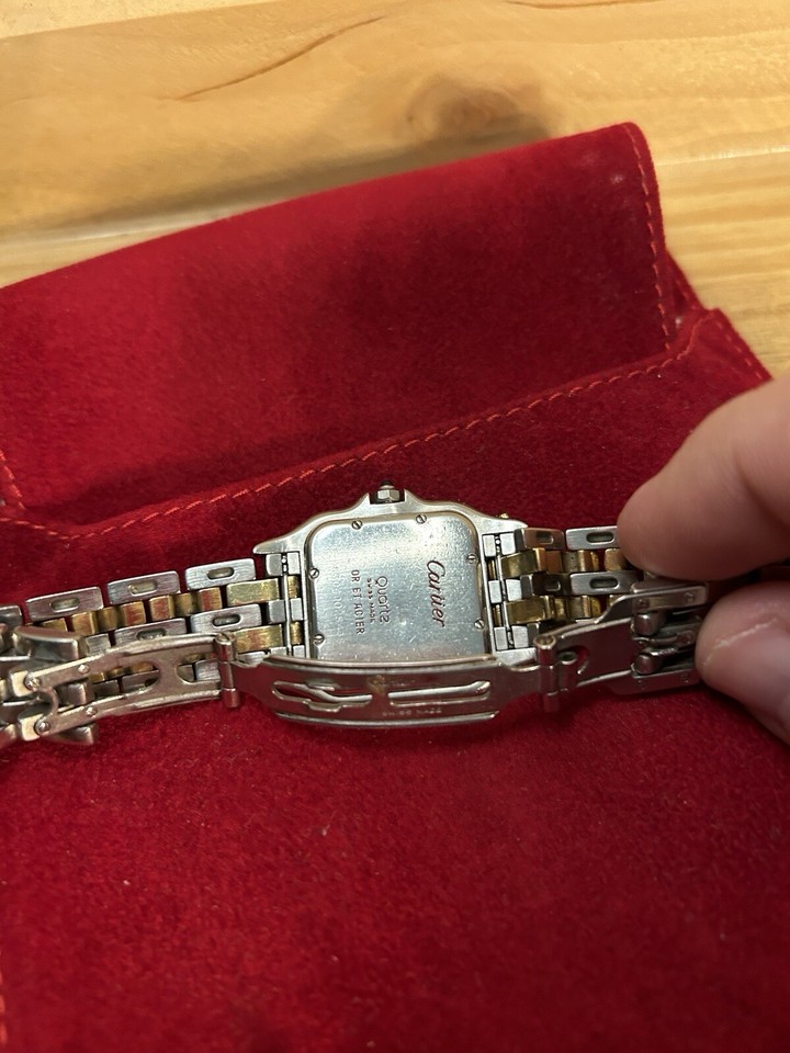 montre cartier panthère Or Et Acier Moyen Modèle eBay