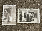 Vintage Photo Lot Advertising Sign Coca Cola  1940’s Royal Crown Ice Cream 1948