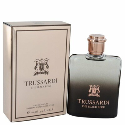 The Black Rose by Trussardi Eau De Parfum Spray (Unisex) 3.3 oz-100 ml Women New