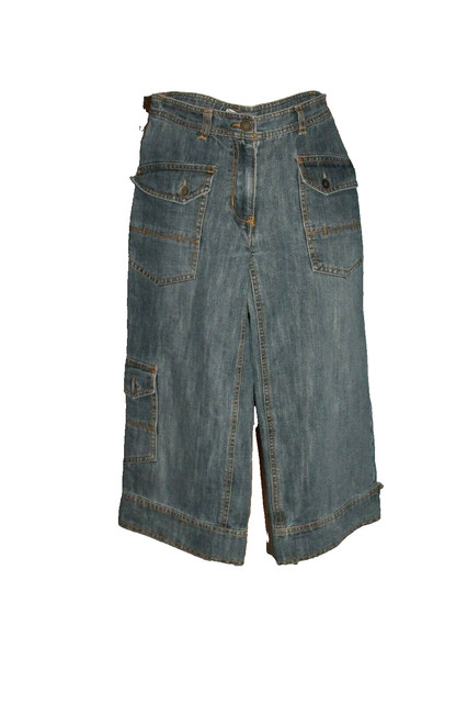 PANTACOURT JEANS FILLE  °°°  OKAIDI   °°°  TAILLE 12 ANS