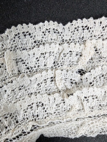 Victorian / Edwardian Antique Fashion Lace Collar - Picture 6 of 10