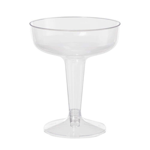6PCS 120ML Wedding Party Plastic Wine Champae Flute Disposable Clear Glasse ID - Afbeelding 1 van 12
