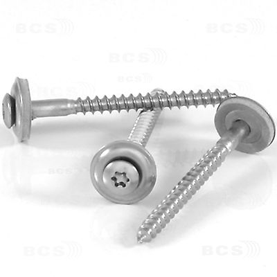 Spenglerschrauben A2 Edelstahl 4,5 mm Spengler Schraube V2A 15 mm Dichtung Torx