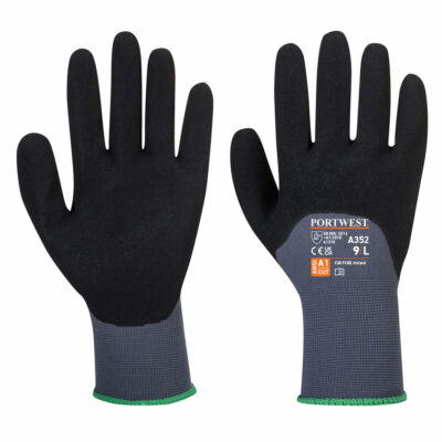 12 x Portwest A352 Dermiflex Ultra Schutzhandschuhe - PU/Nitrilschaum