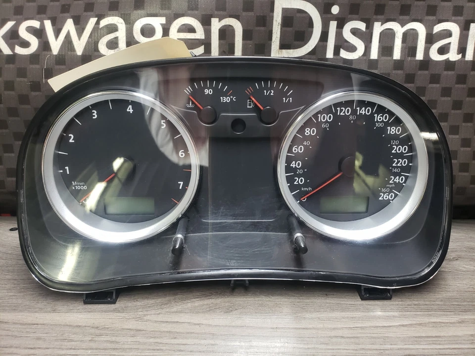 2009 Volkswagen Golf City BEV 5MT Immobilizer Ignition Key Lock Set Cluster ECU - Image 3 of 4