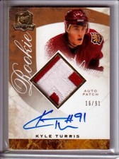 2008-09 The Cup Gold Rainbow #149 Kyle Turris RC PATCH AUTO /91 - COYOTES