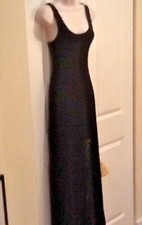 Black Lace Size Medium Long Dress