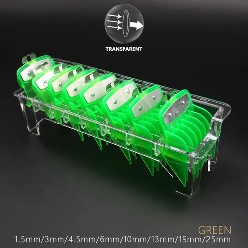 Transparent Clipper Guards Führungskämme Eisgelb 8tlg Set für Wahl Magic Clip - Bild 19 von 20