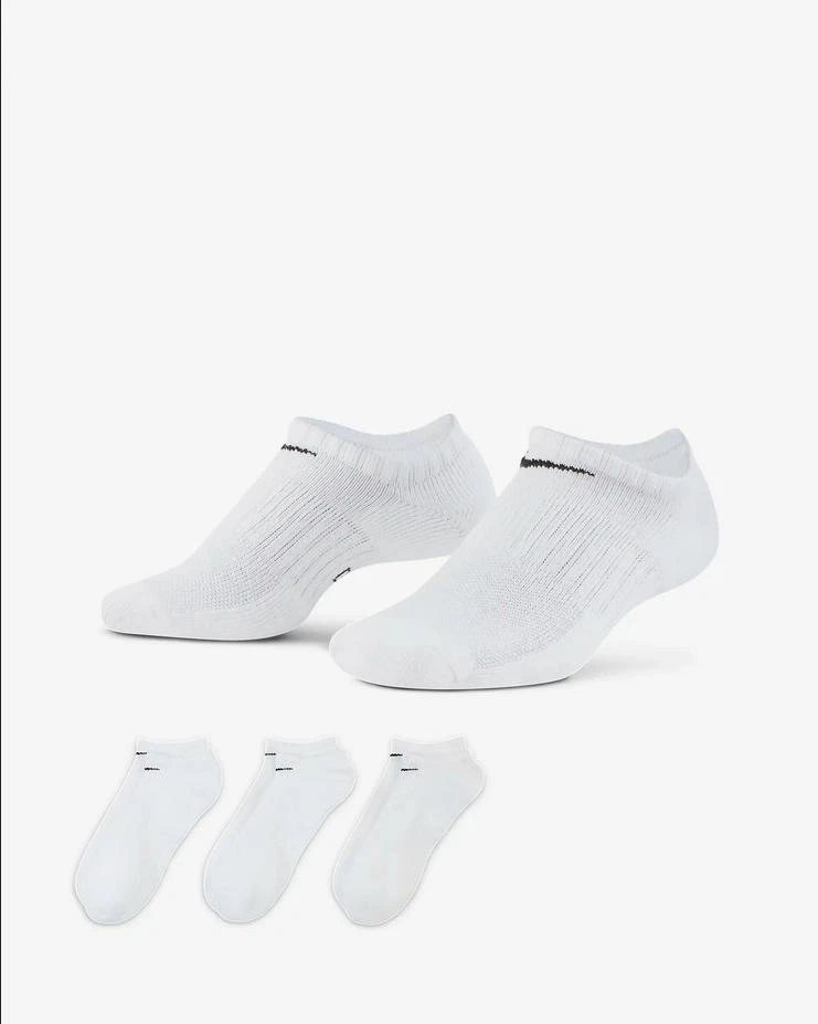 Nike Chaussettes Fantasme Everyday Cushioned 3 paires Unisexe 100 Blanc/Noir - Photo 1/4