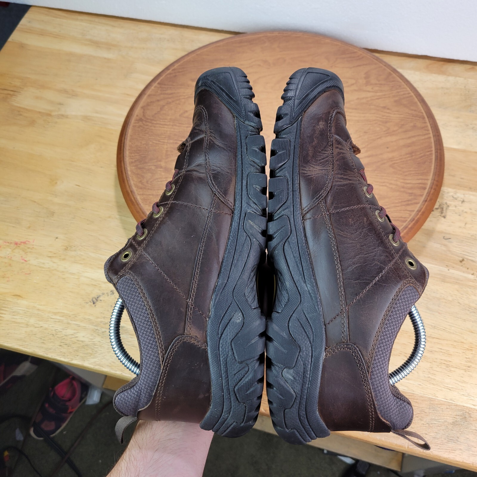 Keen Men's Targhee III Oxford Casual Shoes Leather Mens 9.5 Brown