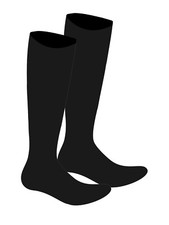 Image of Football Plain Socks Rugby Hockey Soccer Free Delivery Mens Womens Kids