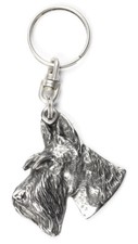 Scottish terrier, Aberdeen Terrier, Scottie, Aberdeenie I - Silver-plated dog pe