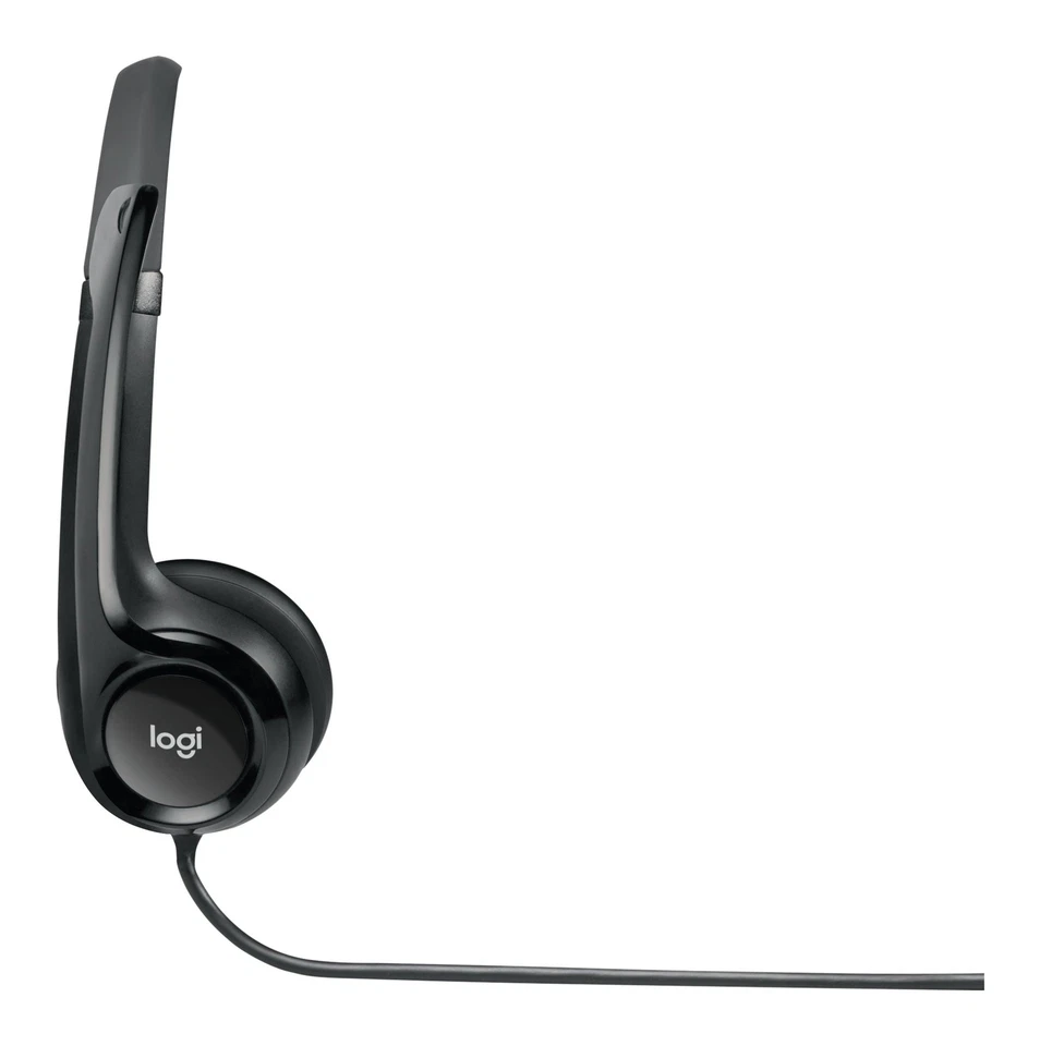 Logitech Cuffie filo H SERIES H390 Usb Headset Black 981 000406 1,8m - Immagine 3 di 4