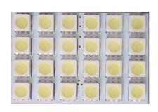 Modulo 24 led 5050 smd Bianchi Auto Luci Interno cofano+ adattatori Siluro W5W 