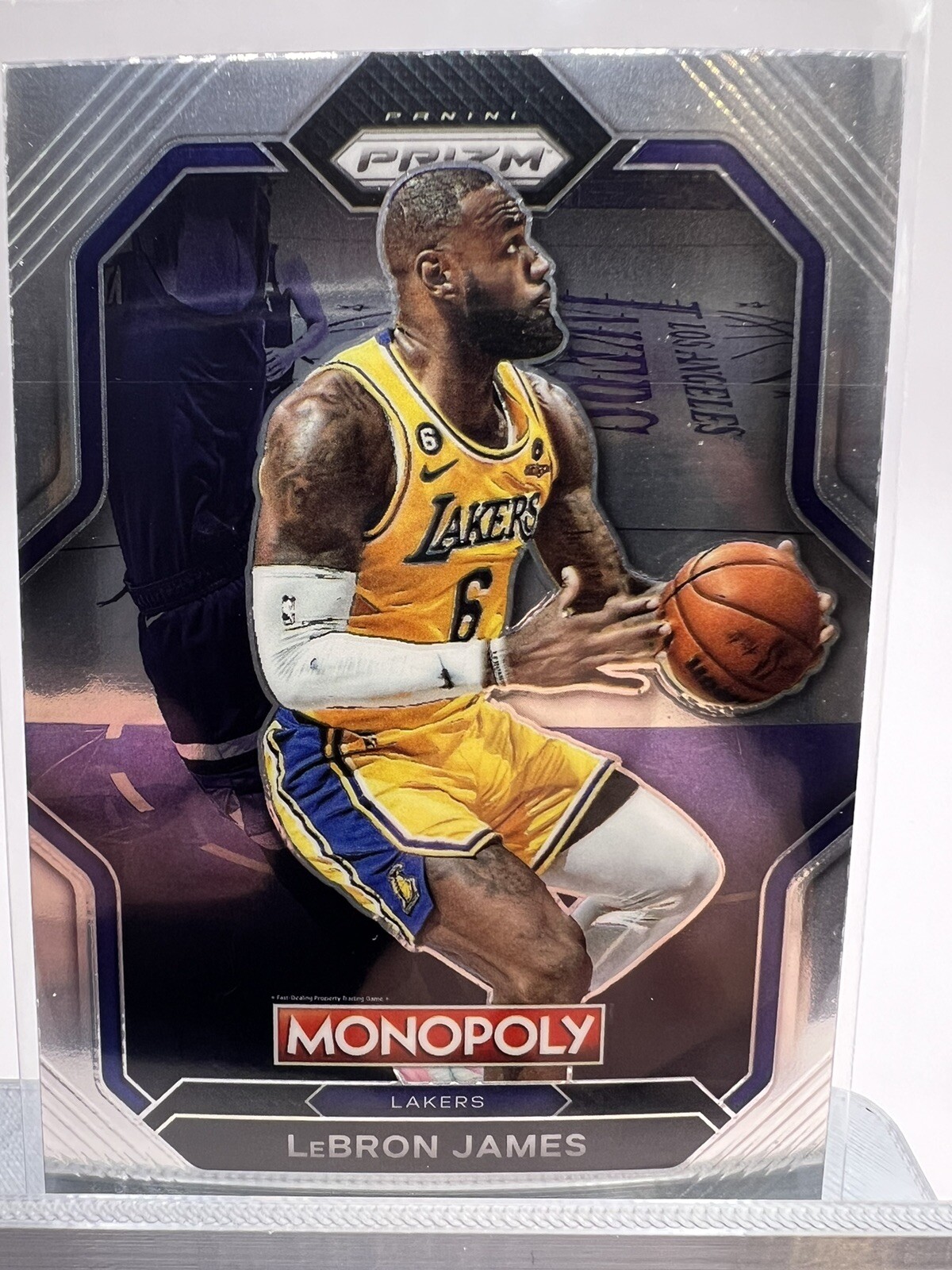 2022 23 Prizm Monopoly Lebron James Base Card PS7 Los Angeles Lakers 2022-23-prizm-monopoly-lebron-james-base-card-ps7-los-angeles-lakers