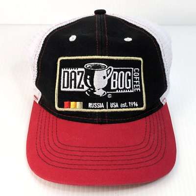 Das Bog Coffee Company Snap-Back Hat Advertising Mesh Breathable