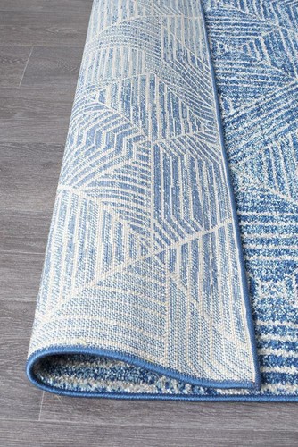 HARBOR NAVY BLUE BOHO TRIBAL MOROCCAN MODERN FLOOR RUG - 4 Sizes **NEW** - Picture 6 of 30