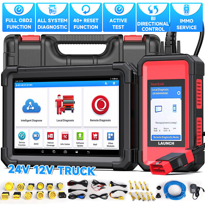 LAUNCH X431 V+ SmartLink HD Heavy Duty Truck Diagnostic Tool IMMO Bi-directional