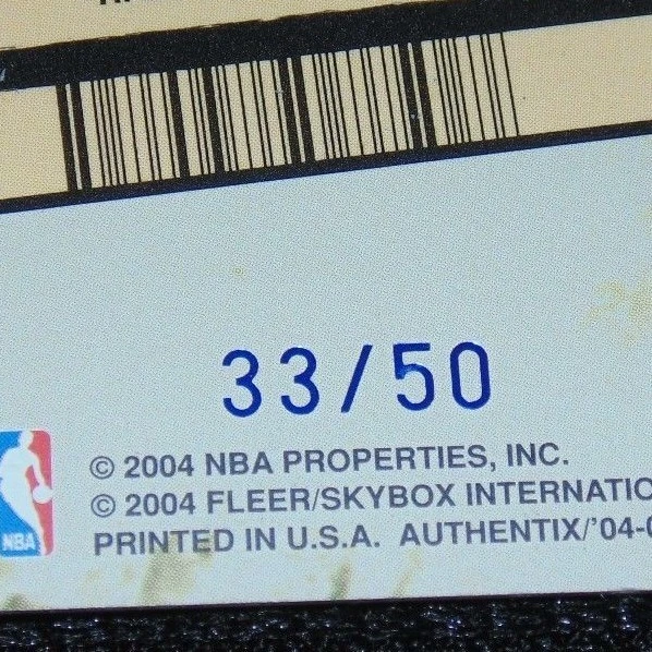 ANDRE IGUODALA 04-05 AUTHENTICIX AZUL 50 ROOKIE RC SSP 33/50 Foto 2 de 3