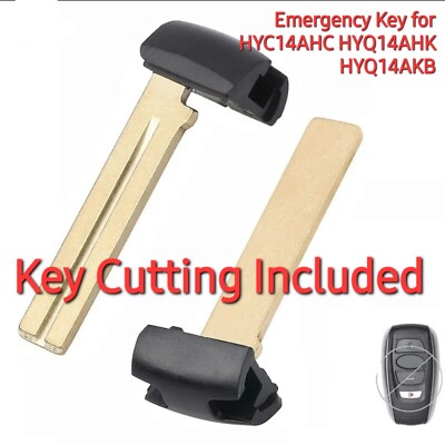 Emergency Insert Key Blade For SUBARU Smart Key Key Cutting Included 