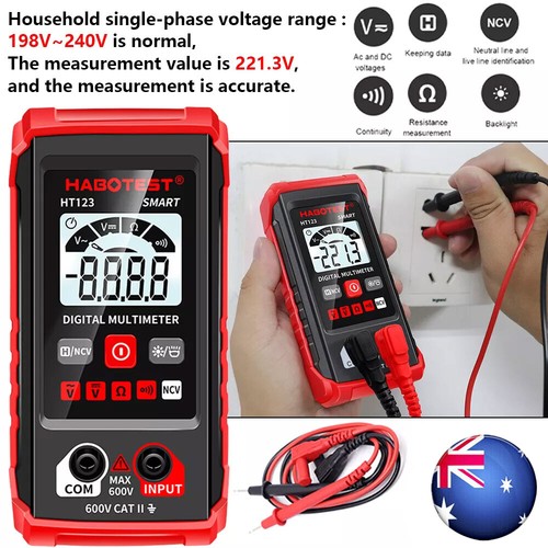Professional Digital Multimeter Voltmeter Ohmmeter Ammeter Multi Tester Meter TK - Picture 21 of 36