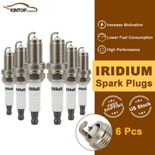 6x Iridium & Platinum Spark Plugs For Honda Accord 3.0L 2003-2005 2006-2007