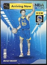 2021-22 Panini Hoops Moses Moody Arriving Now Insert Basketball Card