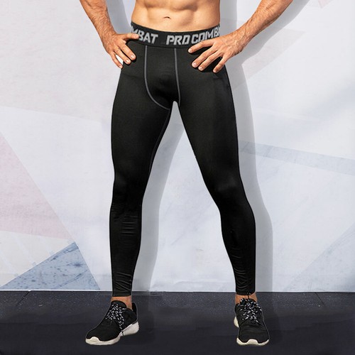 Men Compression Tight Pants Stretch 