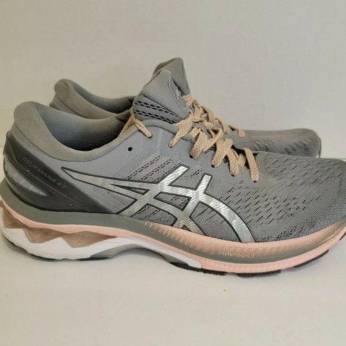 asics gel kayano 27 womens glacier grey white