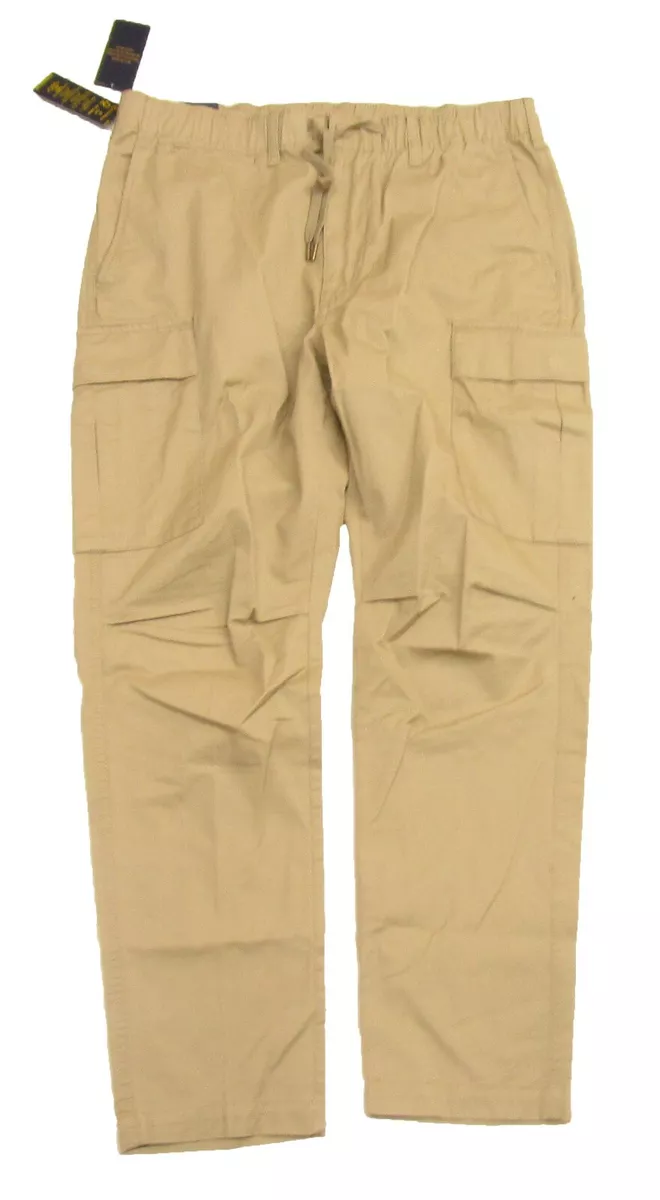 Polo Ralph Lauren Men's Khaki Beige Slim Fit Twill Cargo Pants