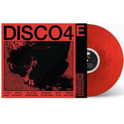 HEALTH 『DISCO4 :: Part I』 LP レコード HEALTH - DISCO4 :: Part 1 LP Red Trans w/ Red Splatter Vinyl