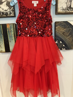 Cat & Jack Dresses | Cat & Jack Sparkling Red Sequin Dress | Color: Red | Size: Xsg | Sydneynicole312'S Closet Cat & Jack Dresses | Cat & Jack Sparkling Red Sequin Dress | Color: Red | Size: Xsg | Sydneynicole312'S Closet
