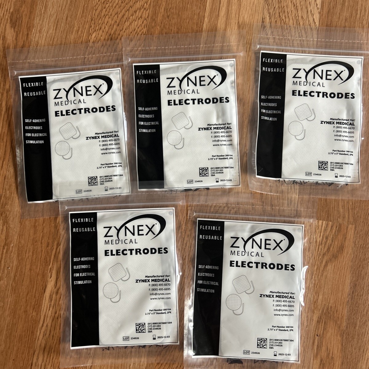ZYNEX Medical NexWave Tens Machine Supplies 30/Electrodes 8/9V Batteries New !! | eBay