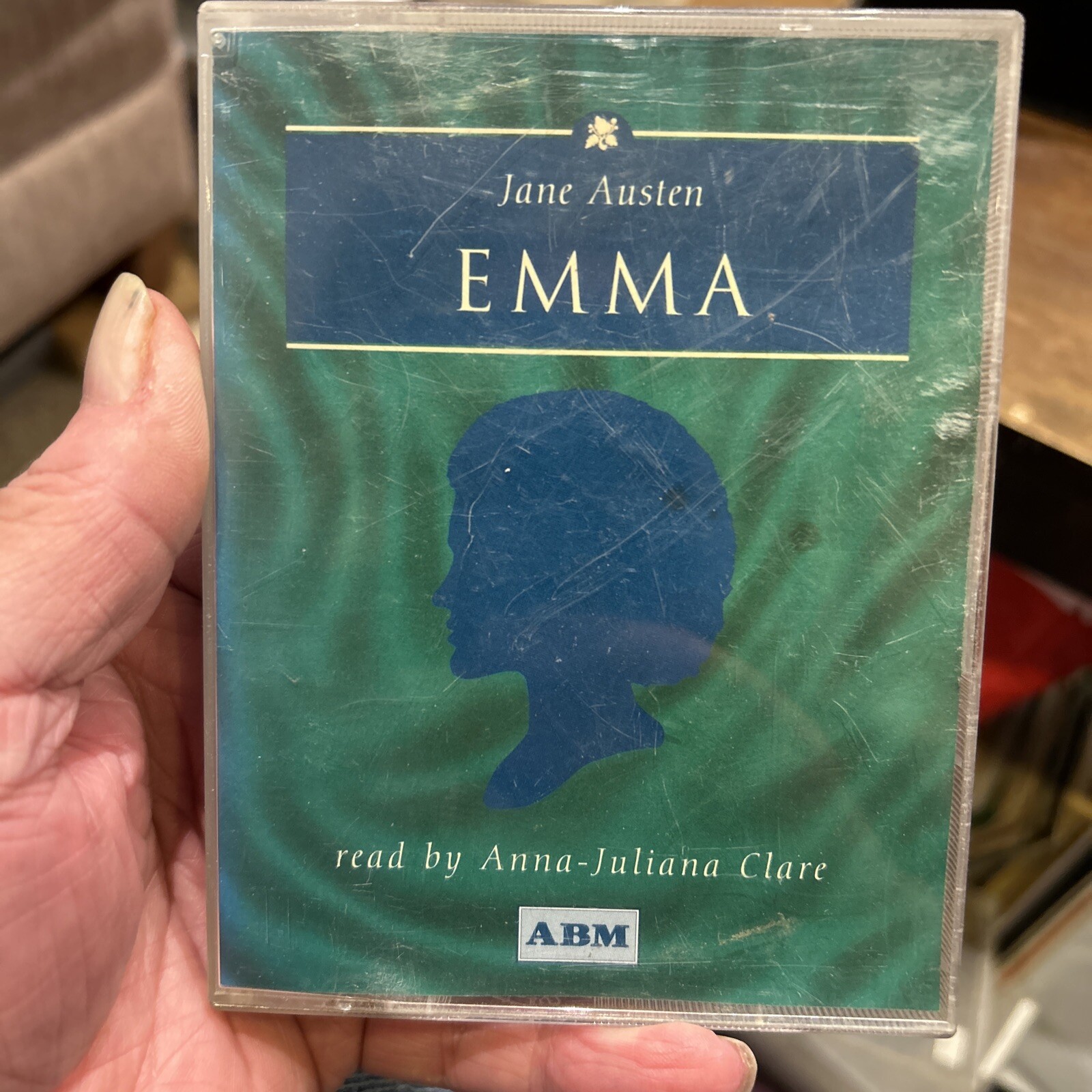JANE AUSTEN - Emma - Audiobook Cassette 1996 Read By Anna-Juliana Clare