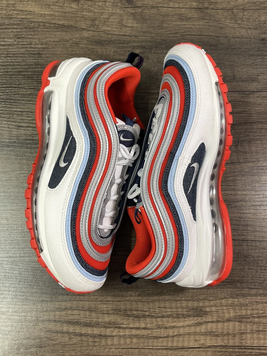 Nike Air Max 97 USA Denim DJ5171 600 Mens Size 8 Women s