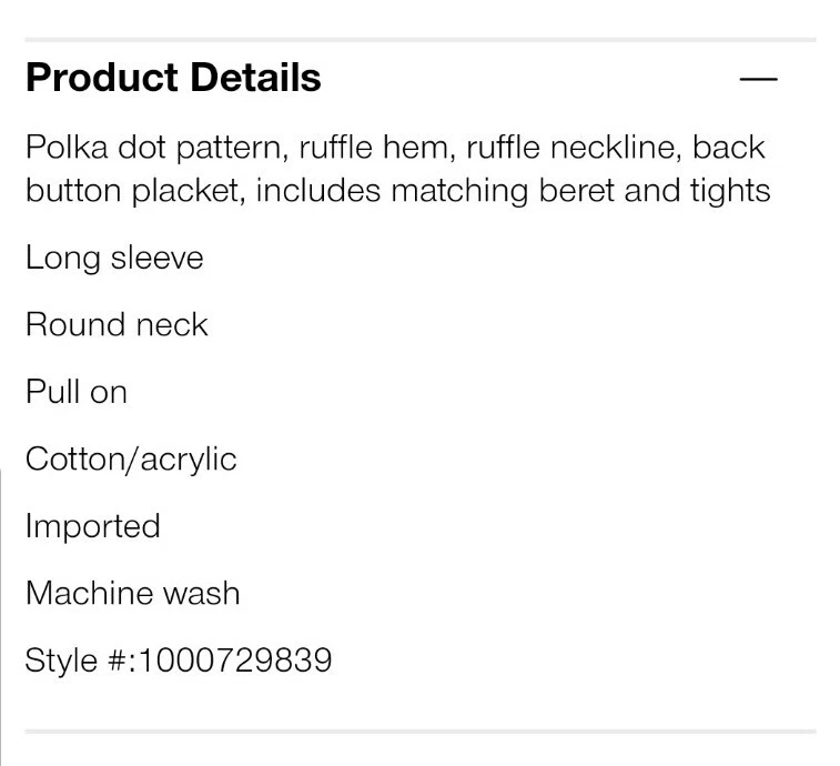 Cynthia Rowley Bebé Niñas Otoño Conjunto Bobble Suéter Vestido, Boina y Medias 3-6 Mo  Foto 3 de 3