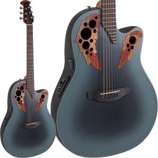Ovation Guitar Acoustic Guitar Ovation CE44 RBB Blue Burst Electric Aco Leaf...