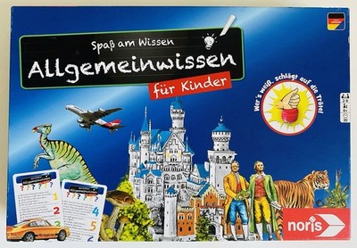 NORIS SPASS AM WISSEN ALLGEMEINWISSEN FÜR KINDER KINDERSPIEL AB 4Y NEUWERTIG OVP