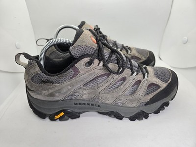 Merrell Moab 3 Low Hiking Boots Men's 8 Grey Trail Vibram Waterproof j035855