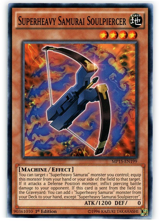 Superheavy Samurai Soulpiercer MP15-EN199 Common 1st Edition Lightly Played