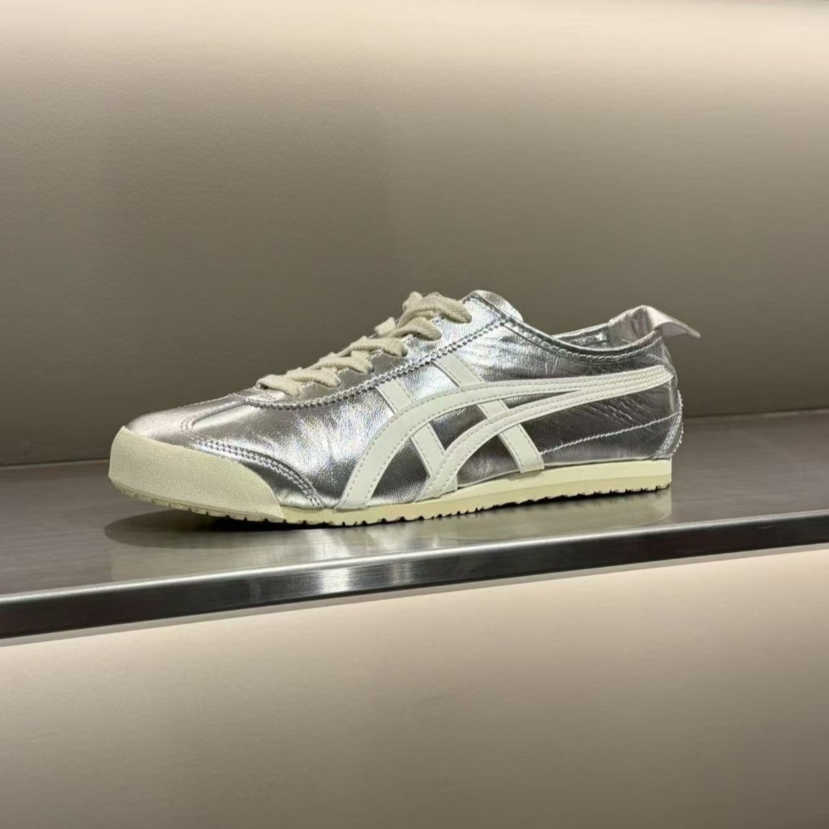 1183B566-021 Onitsuka Tiger Mexico 66 'Chrome Silver' Unisex
