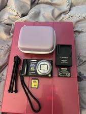 Panasonic LUMIX DMC-ZS8  14.1 Digital Camera-SD Card-Charger-Case-Tripod-Mint
