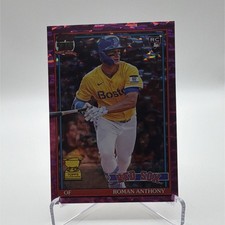 2026 Topps Series 1 1991 Baseball Roman Anthony Pink Crackle RC Red Sox #T91-71