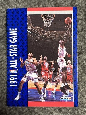 1991-92 Fleer - 1991 All-Star Game Michael Jordan, Magic Johnson, Charles...